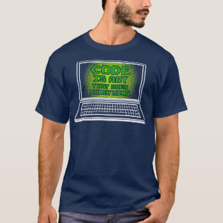 コーおもしろいドはTシャツやシャツを作るアートだ Tシャツ