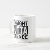 コーおもしろいヒーマグ、ストレートアウトパイシャンス コーヒーマグカップ (正面左)