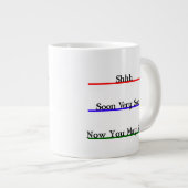 コーおもしろいヒー好き ジャンボコーヒーマグカップ (正面右)