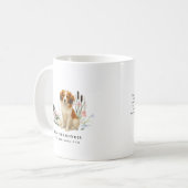 コーイケルホンディエ 水彩画の犬 コーヒーマグカップ (正面左)
