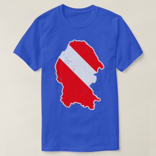 コーウィラメキシコシャツダイバーフラッグスキューバダイバーシャツ Tシャツ (デザイン正面)