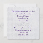 コーエレガントナー結婚式招待状 招待状 (裏面)