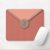 コーエレガントルパーソナライズされたモノグラムのマウスパッド マウスパッド (マウス)