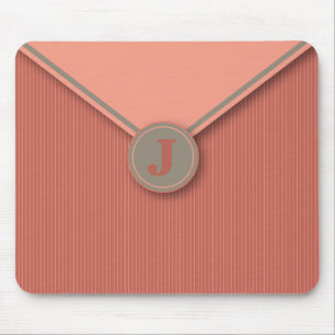 コーエレガントルパーソナライズされたモノグラムのマウスパッド マウスパッド