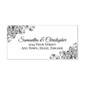 コーエレガント華美ナ結婚のアドレス セルフインキングスタンプ (デザイン)