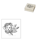 コーカサスお洒落の妖精 ラバースタンプ (押印)