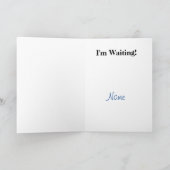 コーカサスのコップ&ヤドレ気のあるそぶりをしたトークリスマスカード シーズンカード (内部)