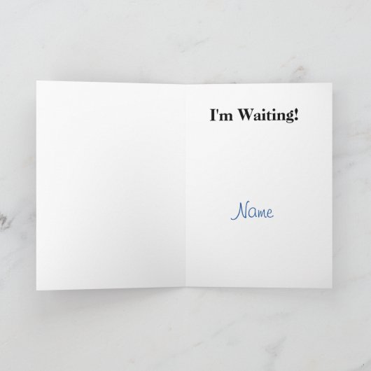 コーカサスのコップ&ヤドレ気のあるそぶりをしたトークリスマスカード シーズンカード (内部)