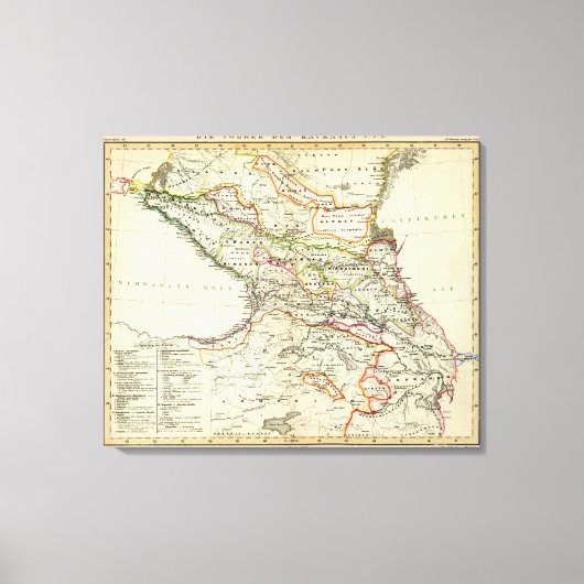 コーカサスの人々 キャンバスプリント (正面)