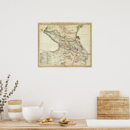 コーカサスの人々 ポスター (キッチン)