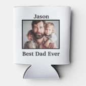 コーカサス最高のア系アメリカ人を常にパーソナライズしたパパ 缶クーラー (正面)