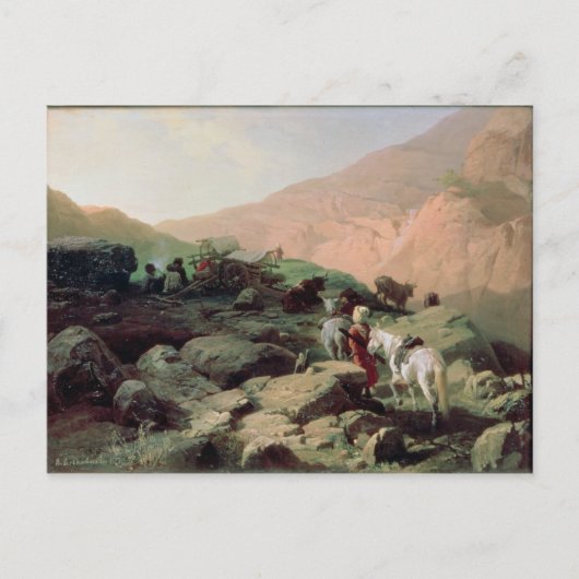 コーカサス1872年 ポストカード (正面)