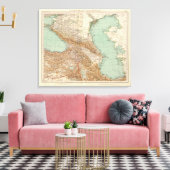 コーカサス7374、カスピ海 キャンバスプリント (インサイチュ (リビング))