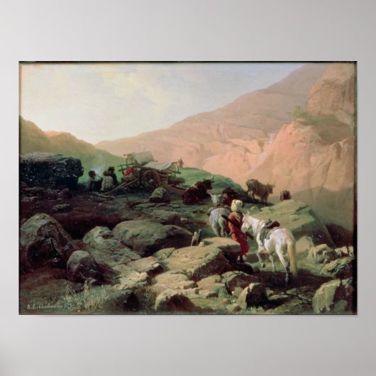 コーカサス、1872年 ポスター (正面)