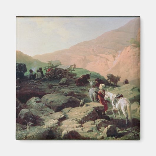 コーカサス、1872年 マグネット (正面)