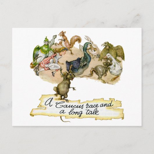 コーカスの種族と長物語 ポストカード (正面)