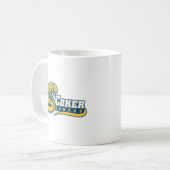 コーカー大学コブラのロゴ コーヒーマグカップ (正面左)