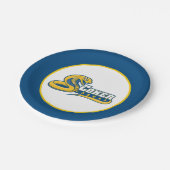 コーカー大学コブラのロゴ ペーパープレート (アングル)