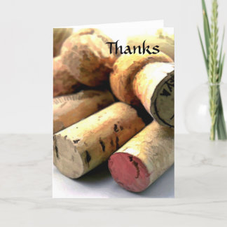 コーカー感謝していと サンキューカード