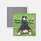 コーギおもしろいお尻 マグネット (正面/裏面)