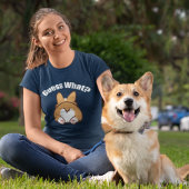 コーギおもしろいス推測What Corgiお尻 Tシャツ