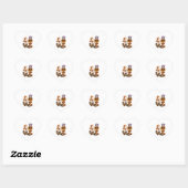 コーギおもしろいドッグ愛人ギフトラブコーギハロウィーン ハートシール (シート)
