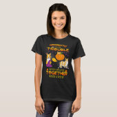 コーギおもしろいハロウィーンの衣装919 Tシャツ (正面フル)