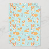 コーギおもしろいパッテン 招待状 (正面/裏面)