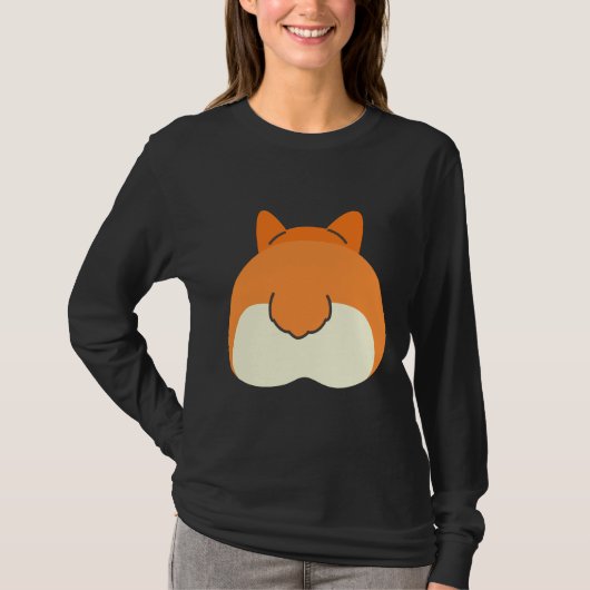 コーギおもしろいー Tシャツ (正面)