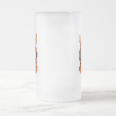 コーギおもしろい着用フード付きスウェットシャツ フロストグラスビールジョッキ (中央)