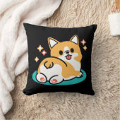 コーギお尻と昼寝ビーブス – かわいい眠り犬 クッション (ブランケット)