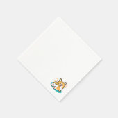 コーギお尻と昼寝ビーブス – かわいい眠り犬 スタンダードカクテルナプキン (角)