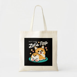 コーギお尻と昼寝ビーブス – かわいい眠り犬 トートバッグ