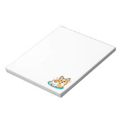 コーギお尻と昼寝ビーブス – かわいい眠り犬 ノートパッド (回転)