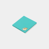 コーギお尻と昼寝ビーブス – かわいい眠り犬 ポストイット (アングル)