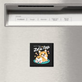 コーギお尻と昼寝ビーブス – かわいい眠り犬 マグネット (インサイチュ (食洗機))