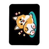 コーギお尻と昼寝ビーブス – かわいい眠り犬 マグネット (縦)