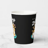 コーギお尻と昼寝ビーブス – かわいい眠り犬 紙コップ (左)