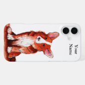 コーギかわいい電話ケース iPhoneケース (裏面横)