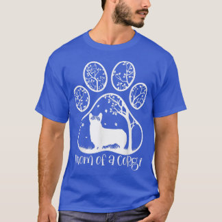 コーギのお母さんおもしろい犬のお母さん Tシャツ