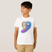 コーギのかわいい犬の子犬の解剖学おもしろい Tシャツ (正面フル)