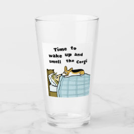 コーギの匂いを嗅いで目を覚ます時間 |おもしろい犬 タンブラーグラス