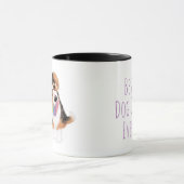 コーギの子犬最高ののパパは今まで! マグカップ (中央)