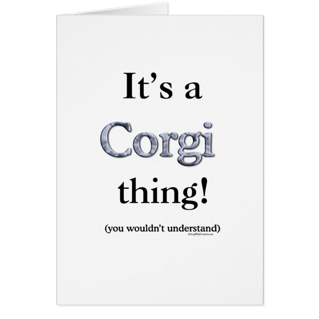 コーギの物 (正面)