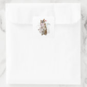 コーギアート犬のオーナーギフトCorgi Lover スクエアシール (バッグ)