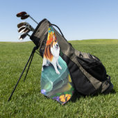 コーギインザガーデンゴルフタオル ゴルフタオル (グリーン)