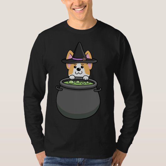 コーギウィザードウィッチコードランポーション Tシャツ (正面)