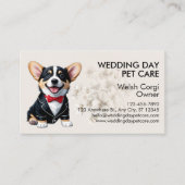コーギエレガントウェディングデイペットケア 名刺 (正面)