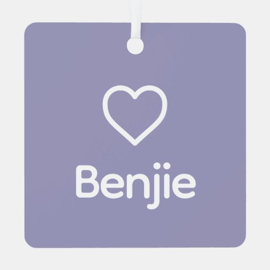 コーギカスタムメモリアル犬の名前かわいいレインボーブリッジ メタルオーナメント (裏面)