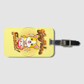 コーギカフェイン燃料だ! ラゲッジタグ (正面横)